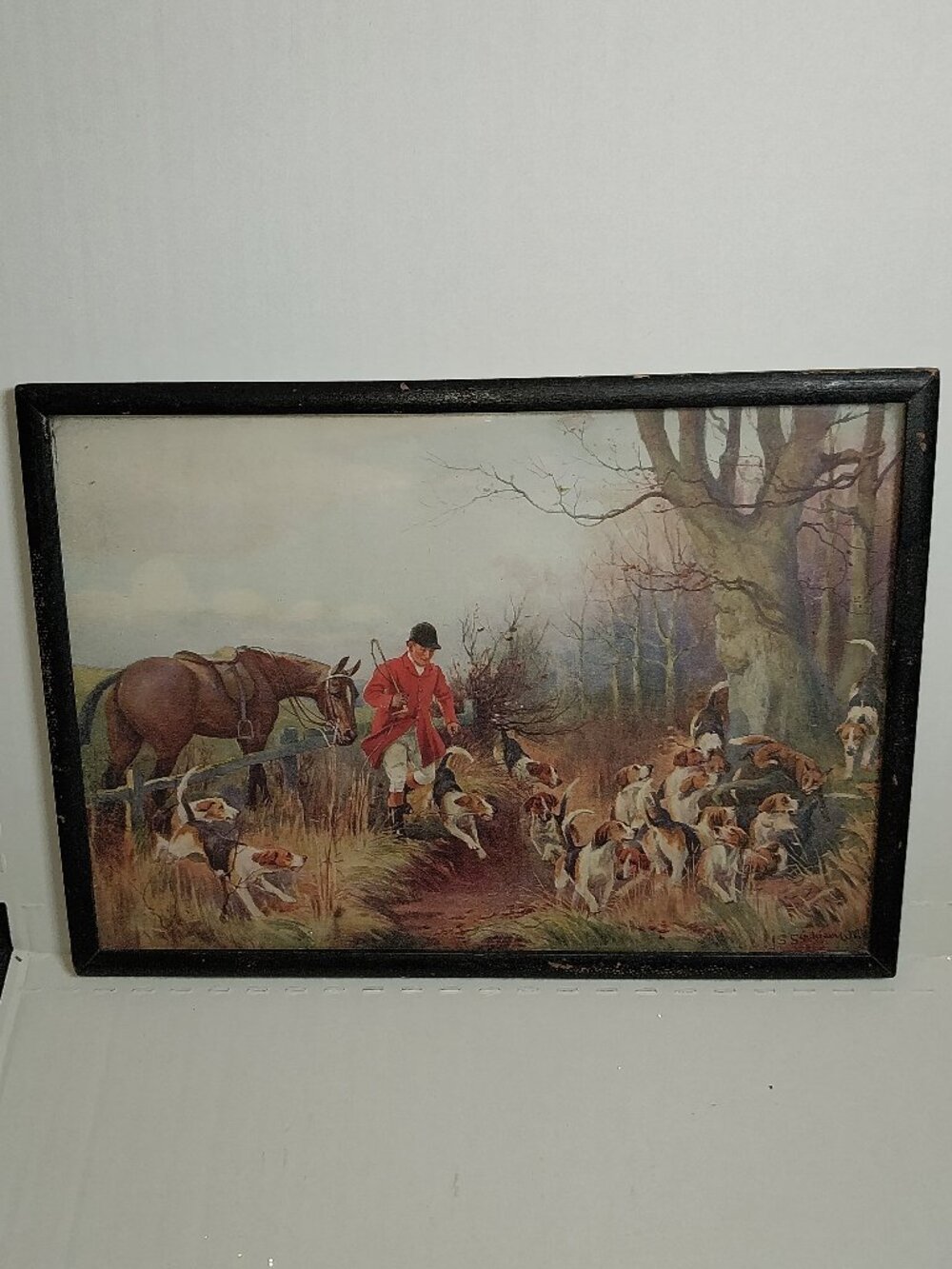 John Sanderson-Wells Print "Pack At His Heels"